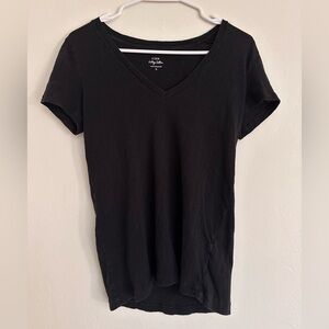 J. Crew Women's Classic Black Short Sleeve Tee